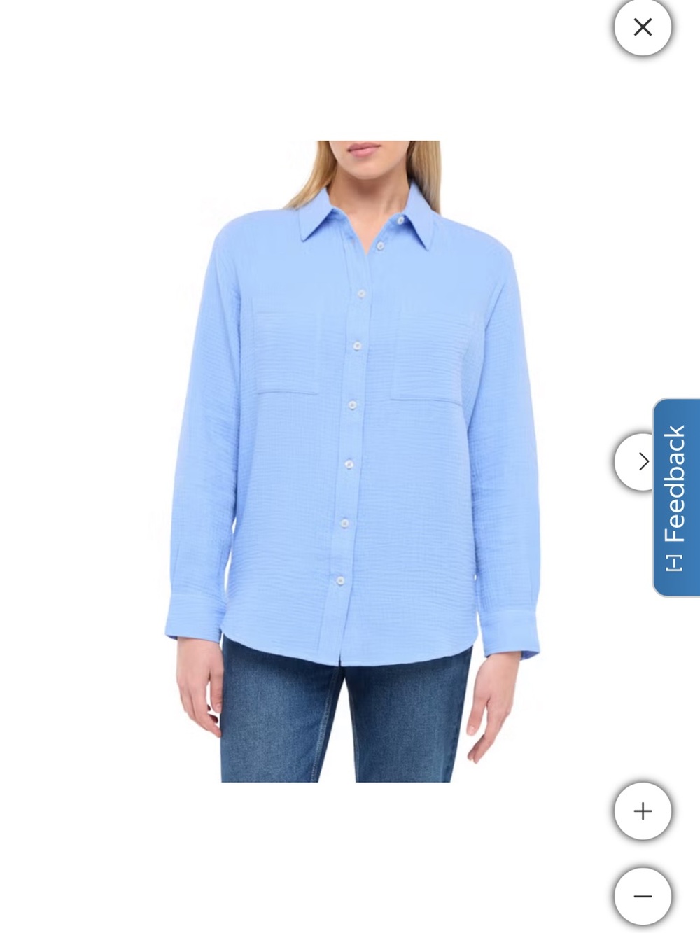 GAP Light Blue Button-Down Shirt